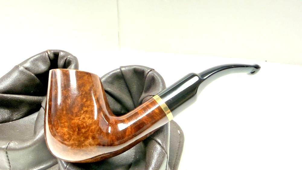 Mr. Brog #67 Smooth Full Bent Egg  9mm Filter Pipe w Acrylic Stem