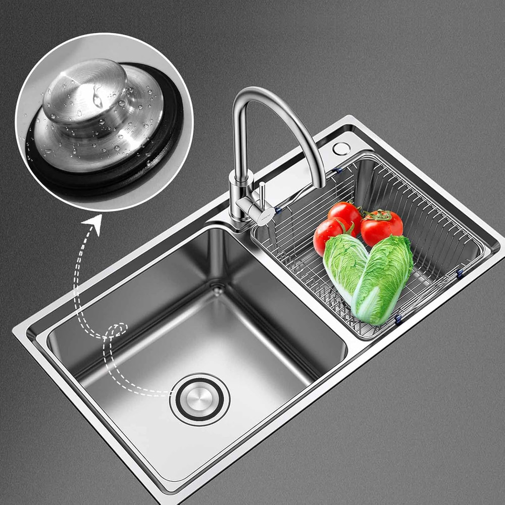 3.35" Stainless Steel Sink Stopper � Garbage Disposal Plug for Insinkerator