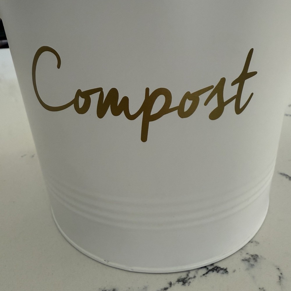 Countertop Compost Bin~White