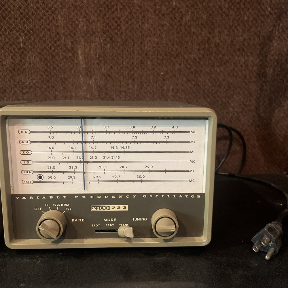 Vintage EICO Model 722 Variable Frequency Oscillator (VFO) - (NOT TESTED)