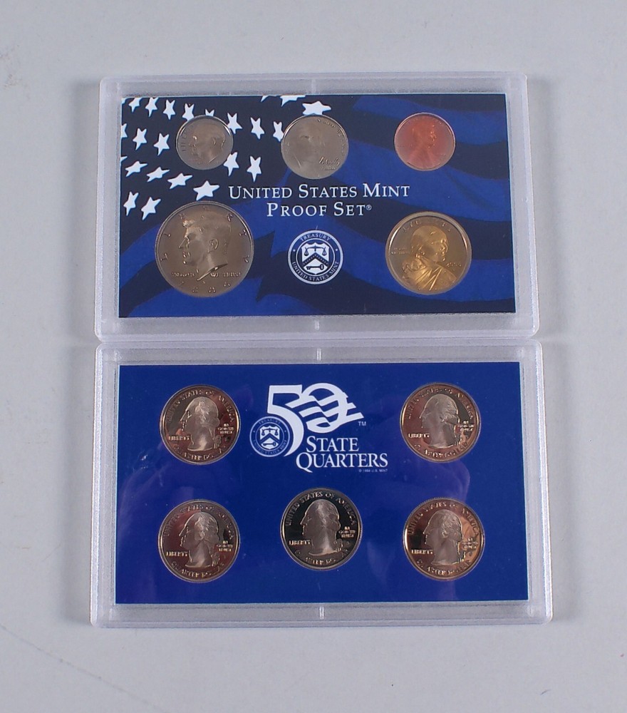 US Mint Clad Proof Sets Complete Run 2000-2006 Full 7 Box Collection