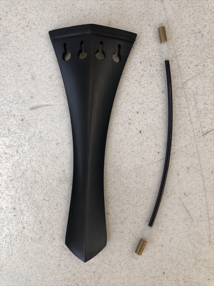 High quality Natural Ebony 4/4 violin Tailpiece