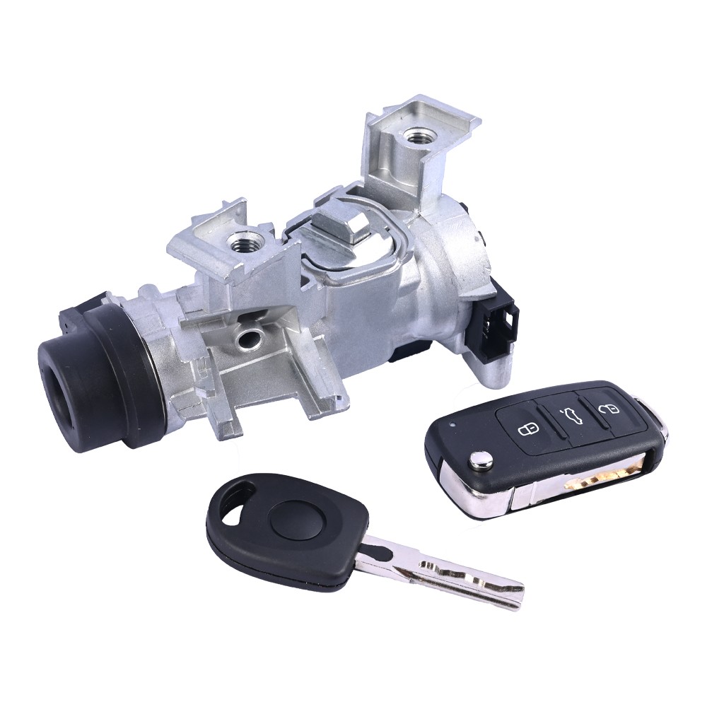 Ignition Switch Lock Assembly For VW Jetta 12-19 W/REMOTE Control KEY SHELL