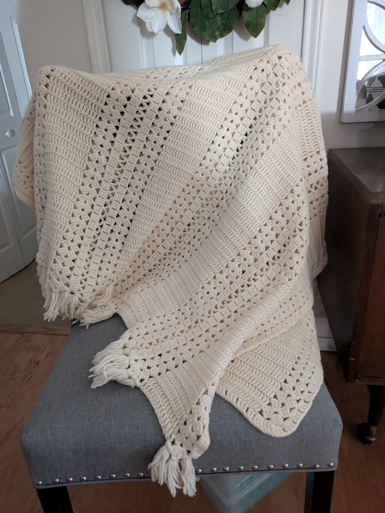 Vintage Cottage Core Throw