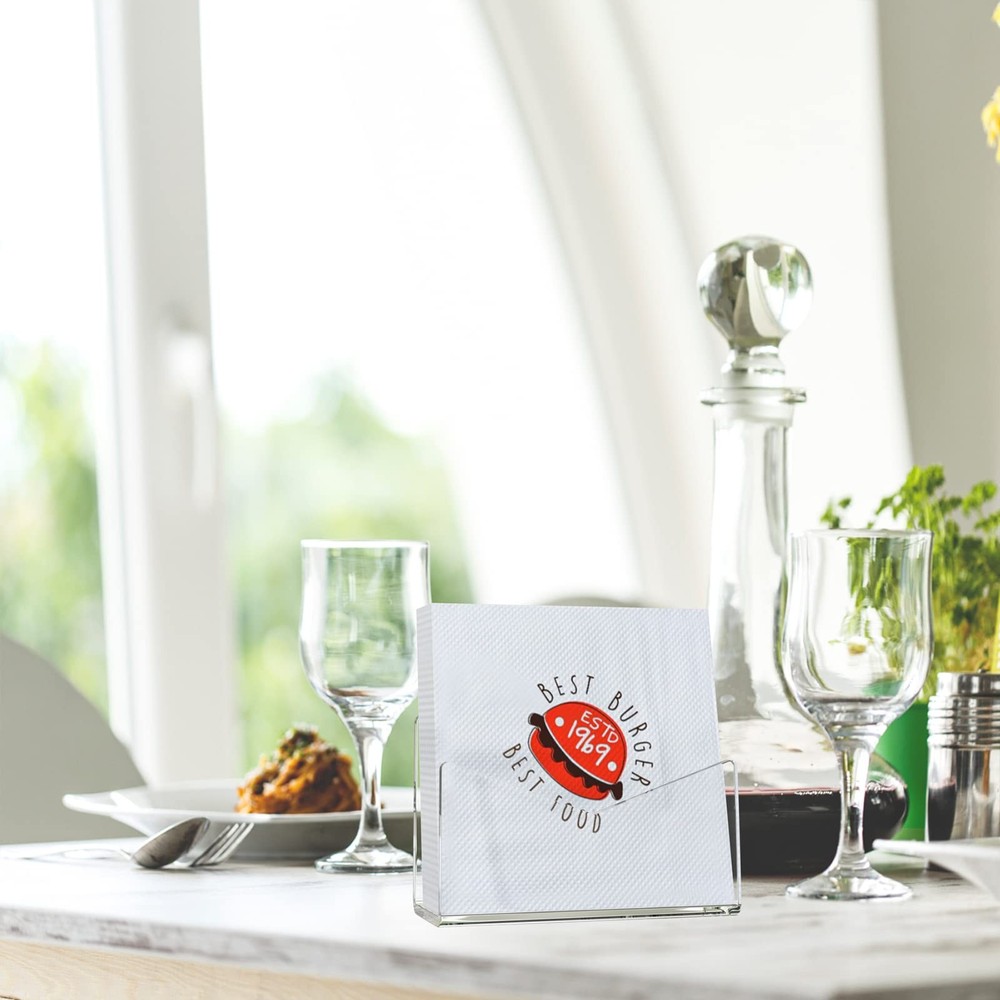 Acrylic Mail Holder Desk Envelope Organizer Clear 2 Pack