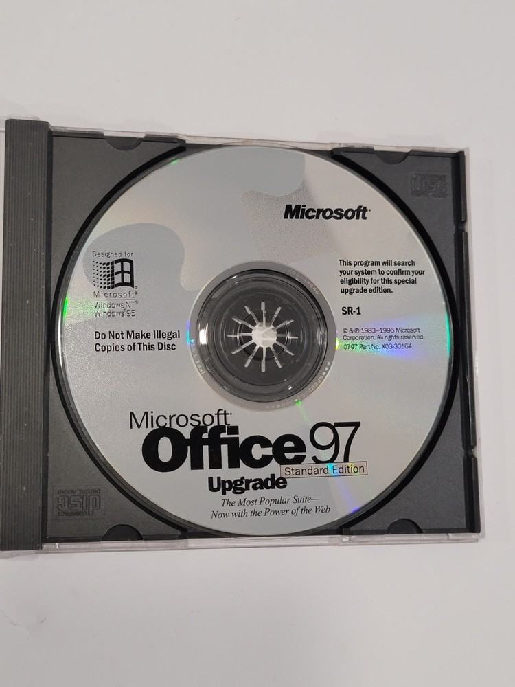 Microsoft Office 97 Standard Edition (PC CD-ROM with CD Key)