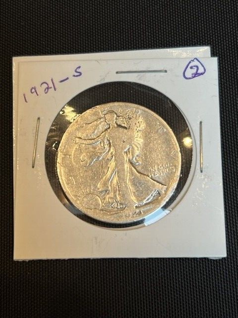 1921 S Walking  Liberty Half Dollar 2/2