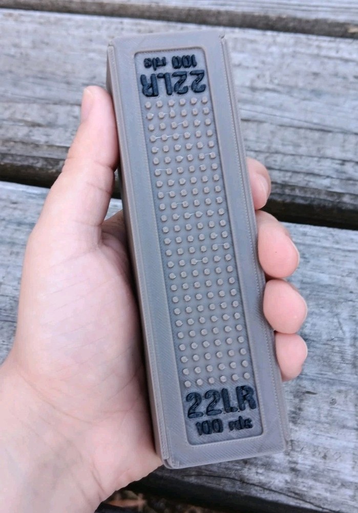 22LR Ammo Box 100rd Capacity (3 Pack)