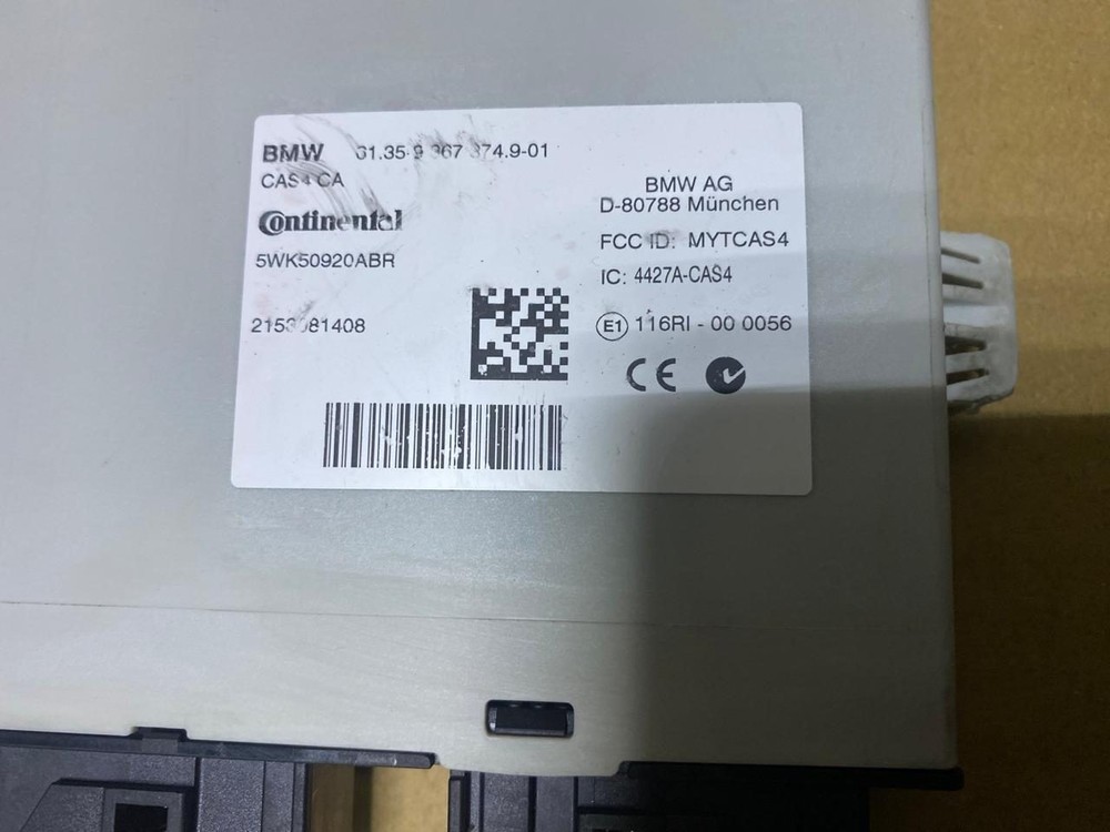 2011-2017 BMW X3 Theft Locking Control Module 9367374 X3 F25 models
