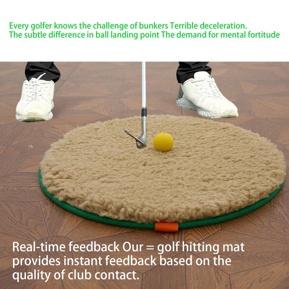 Bunker Mate Simulate Bunker Shots Anywhere with Our Golf Practice Mats