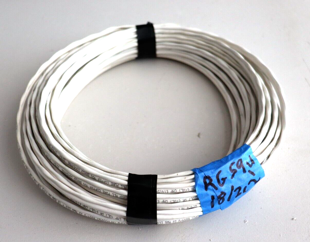 Paige RG 59/U, 18/2 Plenum CCTV Cable