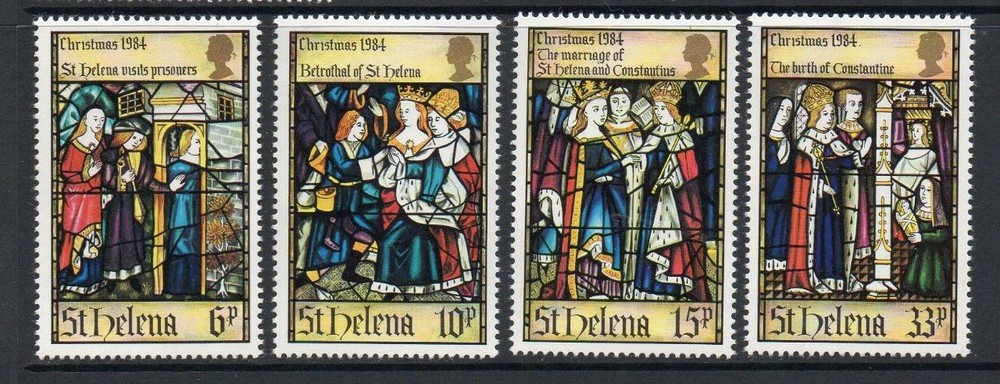 ST HELENA MNH 1984 SG450-453 CHRISTMAS