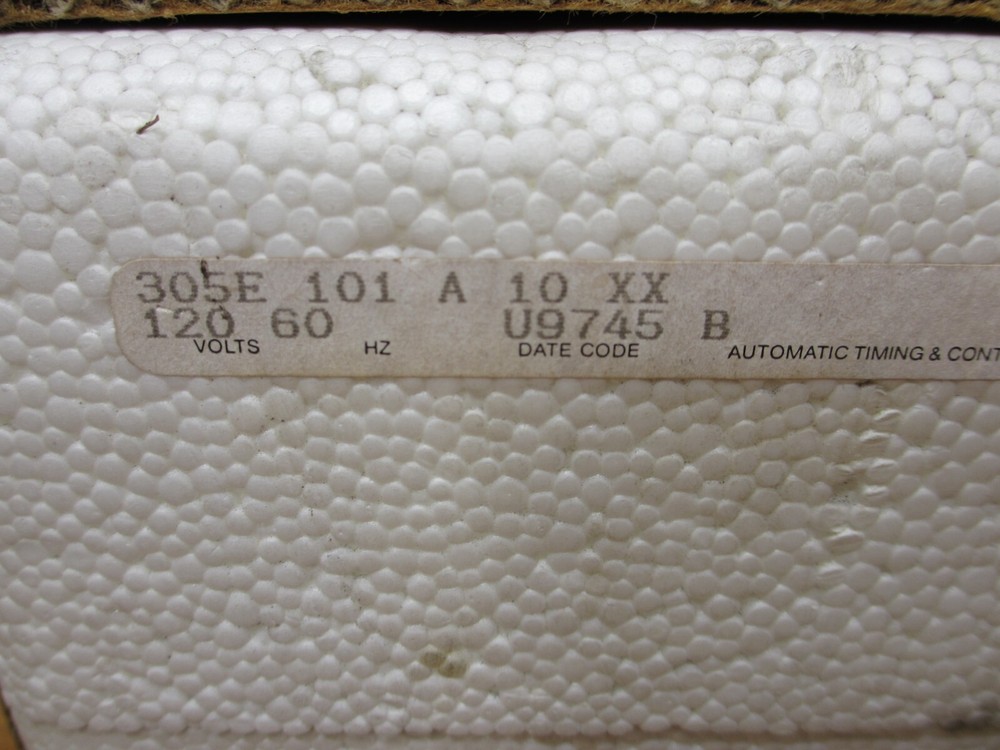 ATC 305E101A10XX *NEW* Timer 0-6sec Automatic Timing & Controls