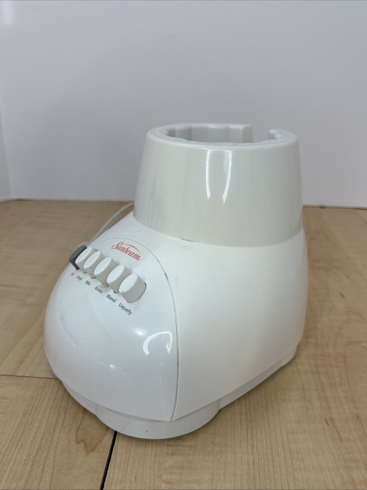 Sunbeam 6-Speed Blender Base White Tested