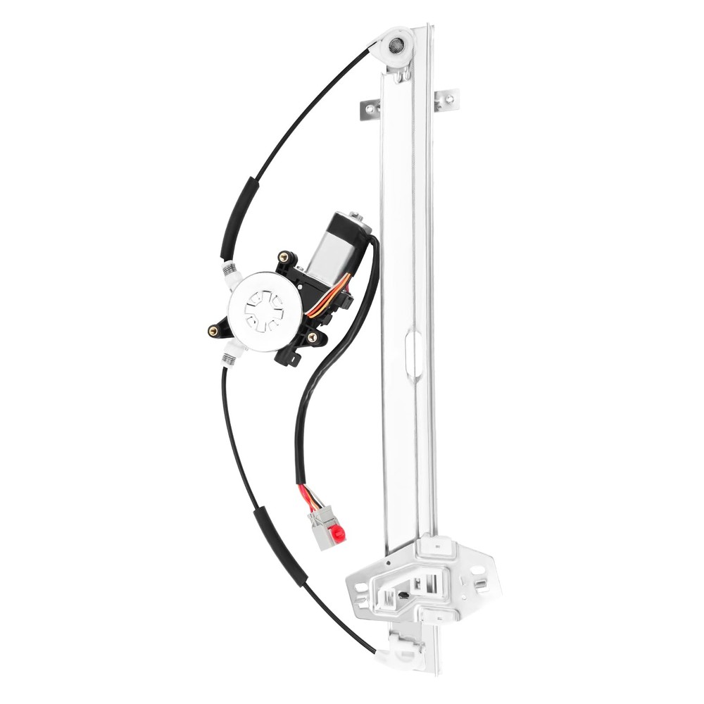 Front Driver Side Power Window Regulator with Motor Assembly Silver