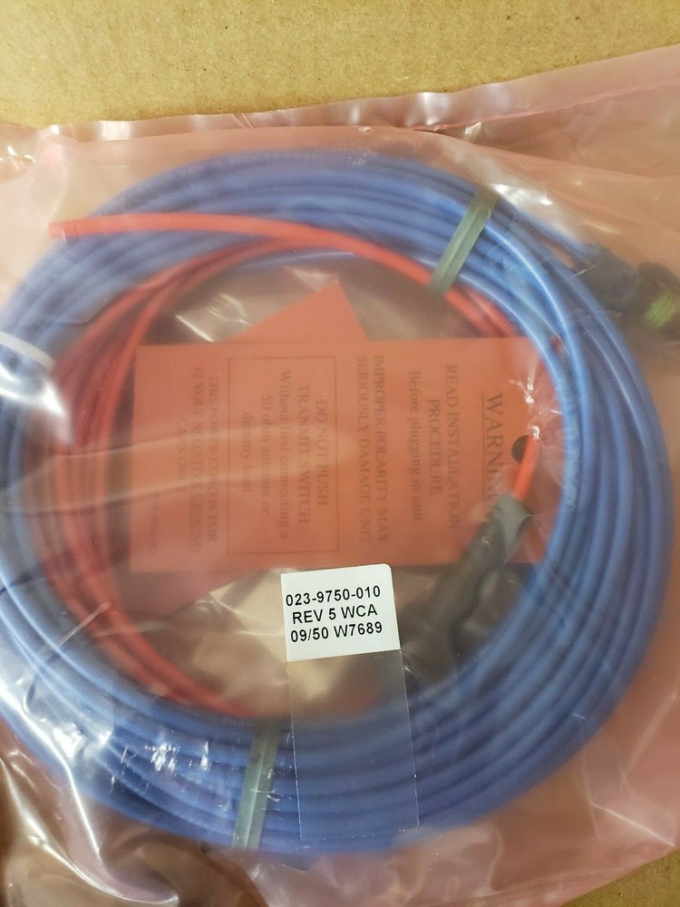 EF Johnson 5300 ES remote Control head Model 023-5500-830 + bracket wires + more
