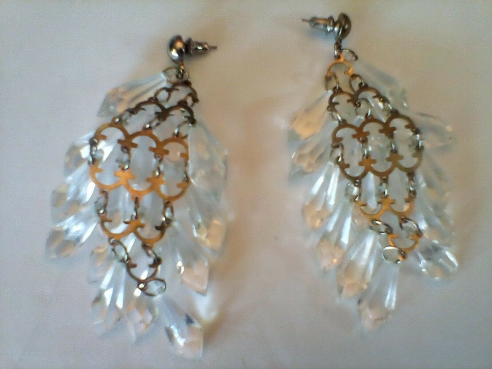 Vintage Silver Tone Earrings