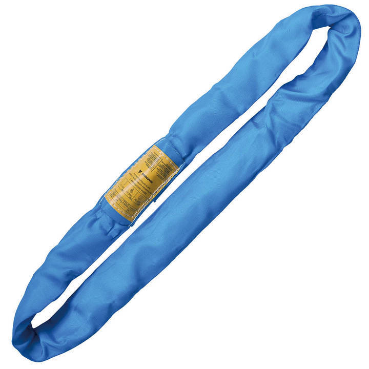 Endless Round Lifting Sling Heavy Duty Polyester Blue 6'