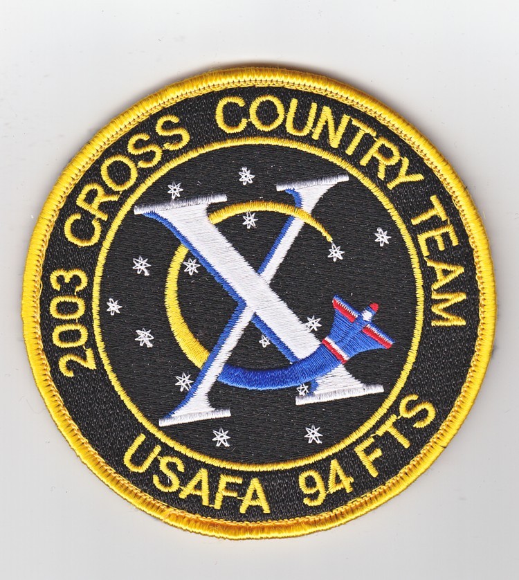 USAF Air Force Patch: USAFA 2003 Soaring Team, 94th FTS - 4"