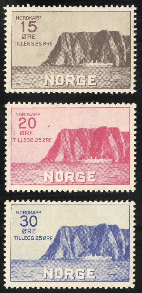 Norway Stamps # B1-3 MLH VF Scott Value $128.00