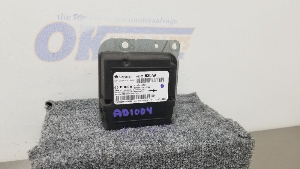 17 DODGE RAM 3500 CHASSIS CAB SRS CONTROL MODULE 68303635AA