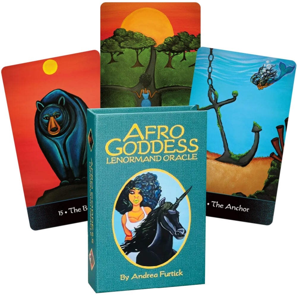 Afro Goddess Lenormand Oracle Deck US GAMES SYSTEMS