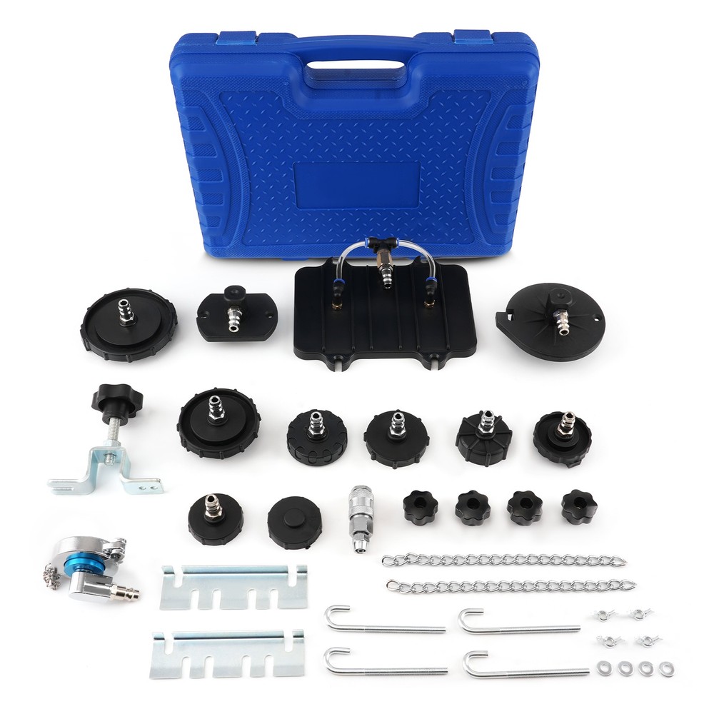 12pcs Brake Bleeder Adapter Kit for Master Cylinder Fluid Extractor Flush Change