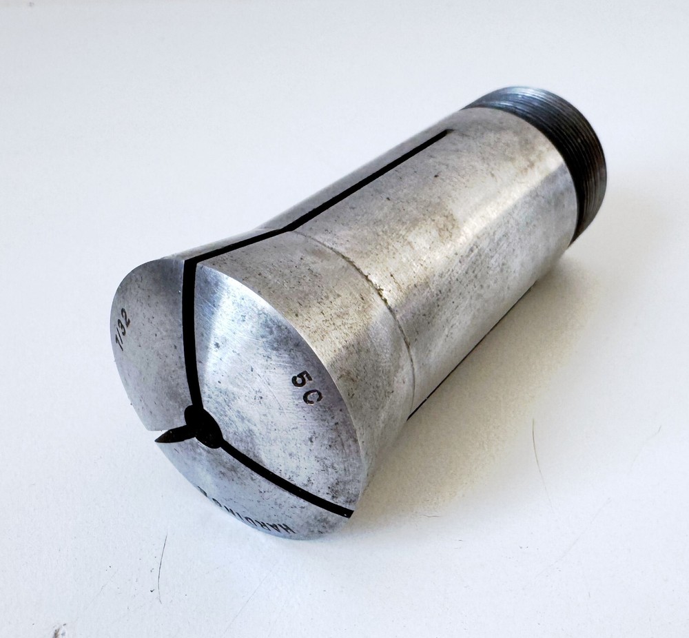 7/32" HARDINGE 5C Round Collet External & Internal Threads .2187" USA