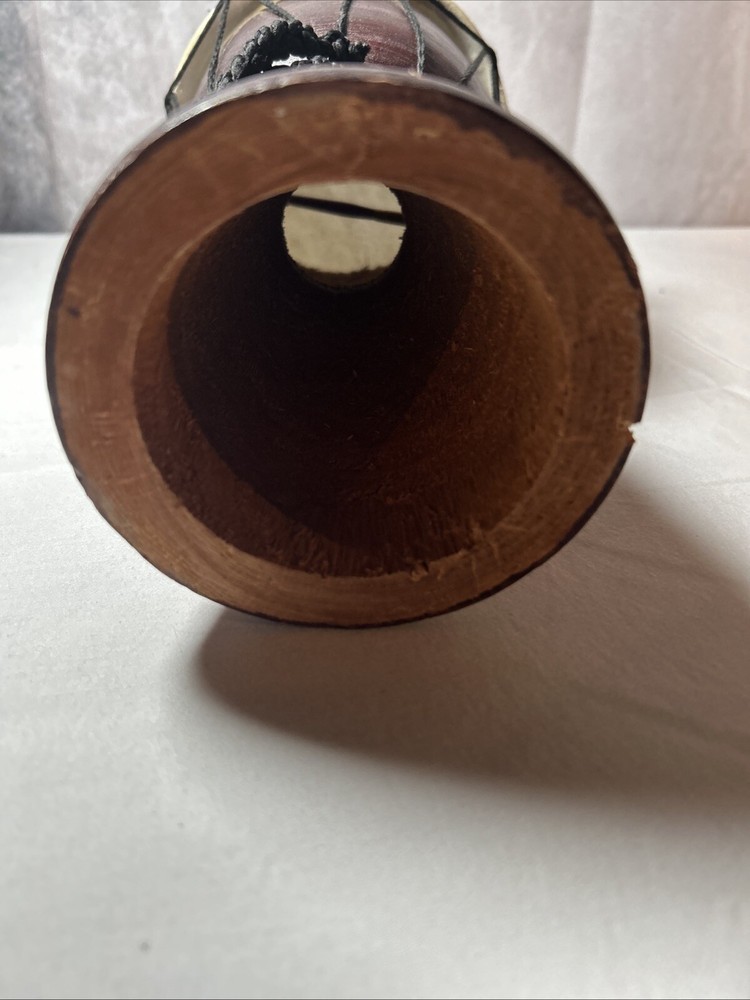 Small Handcrafted Wood Djembe Drum 10”