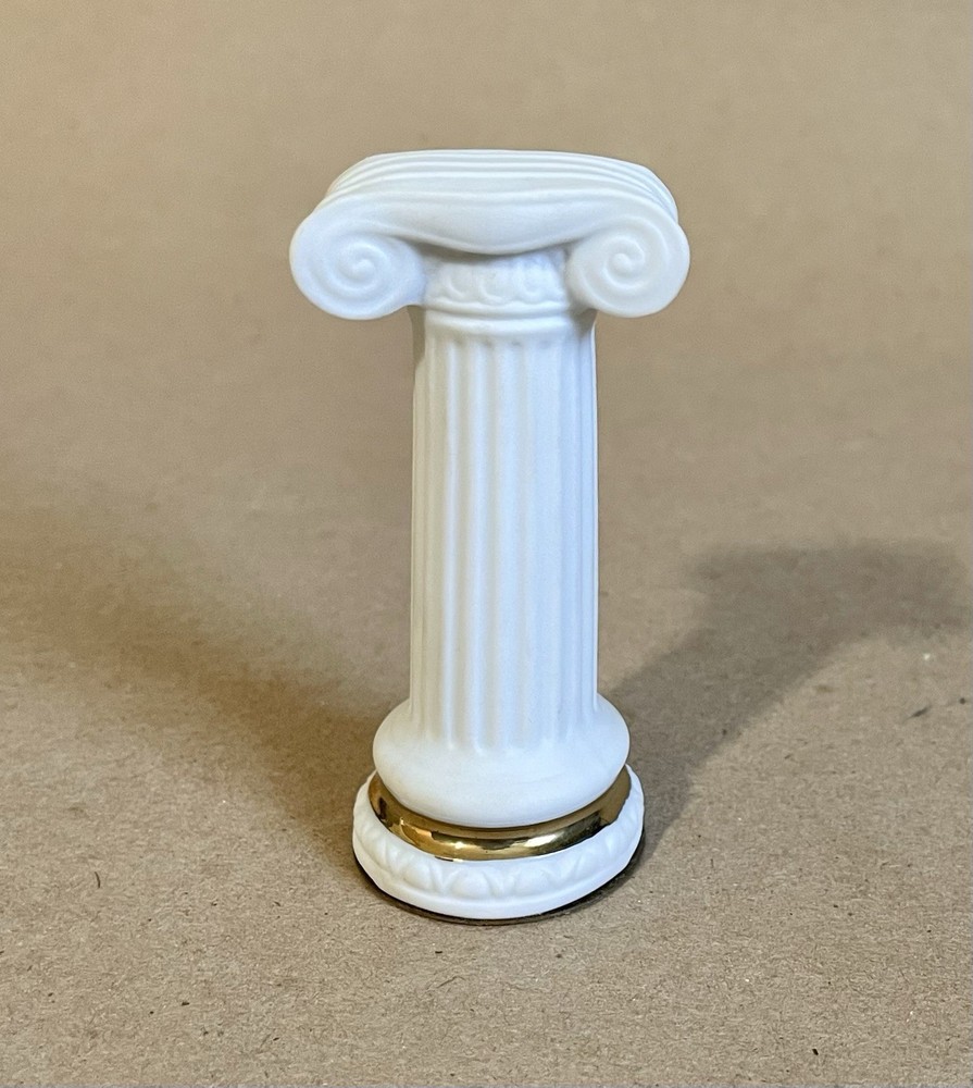 Franklin Mint, White ROOK Ionic Column, Chess Set of the Gods, Replacement NICE!