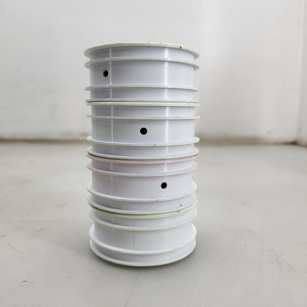 x4 buggy wheels, 1/10th scale white, some discoloration