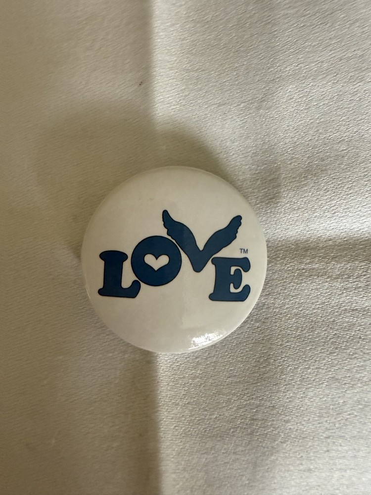 Blue Coldplay Love Badge