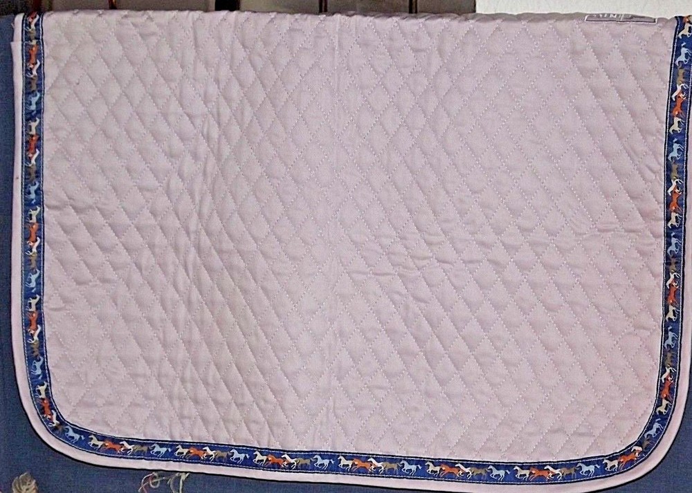 New INTEC Baby Pad Lavender Horse Trim