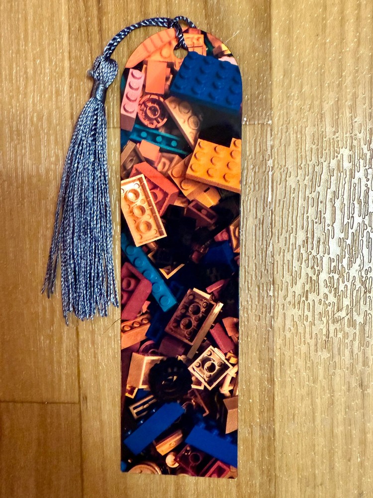 Lego Set One Metal Bookmark