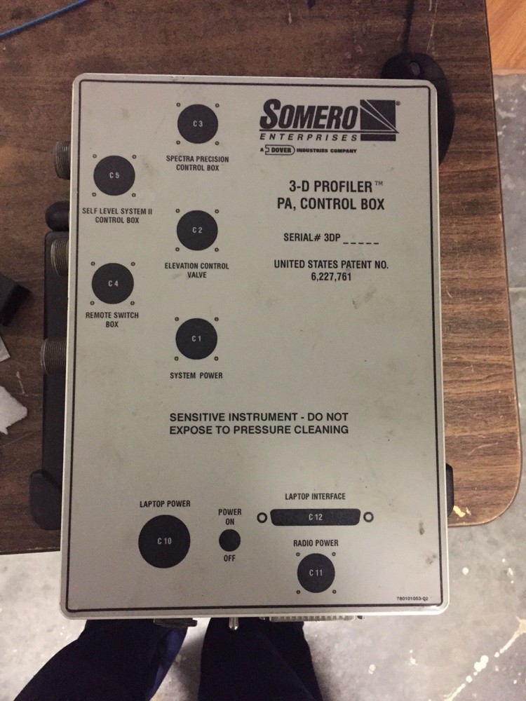 Somero/Trimble Brand 3-D Profiler Control Box