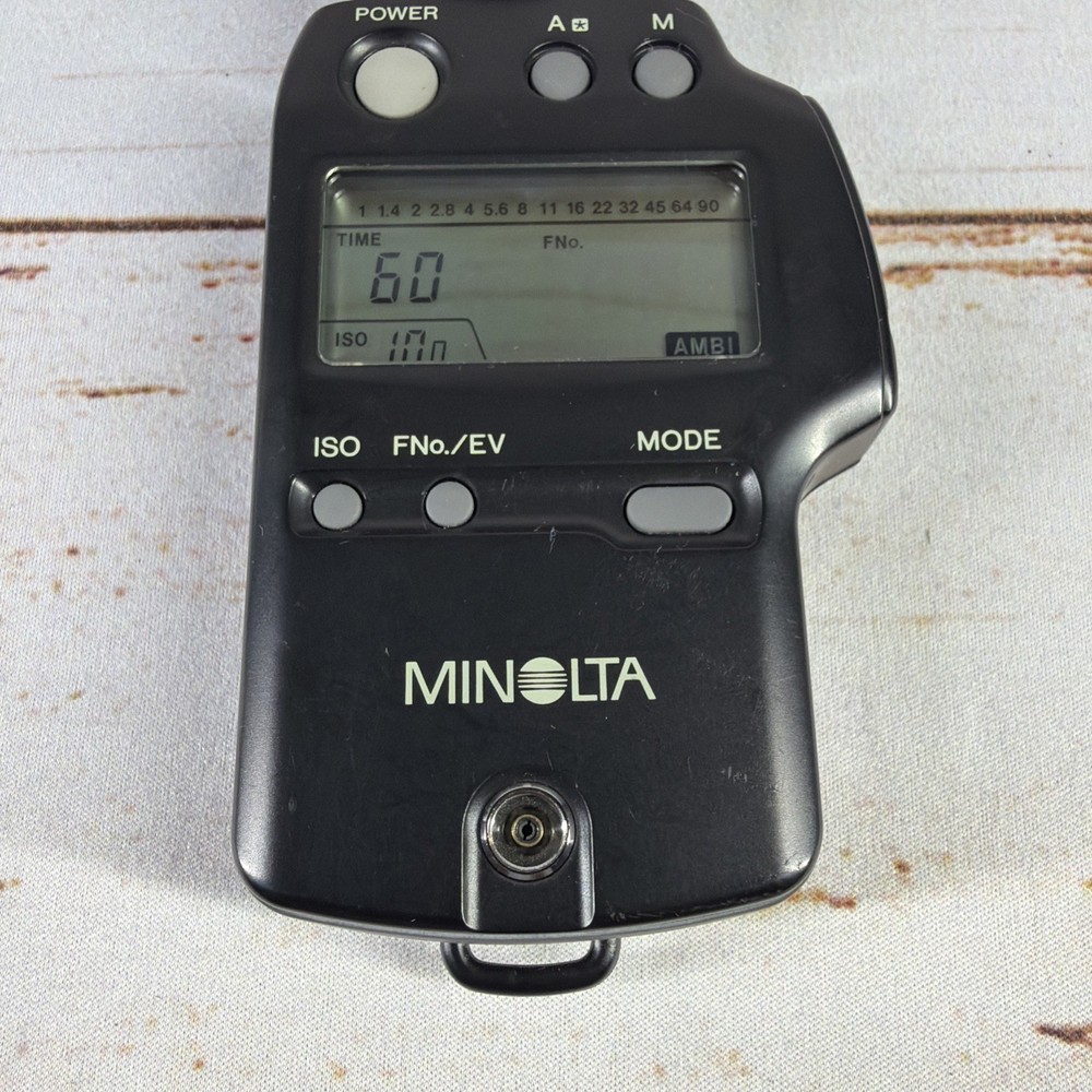 Minolta Auto Meter IV F Digital Flash Light Exposure Meter Used