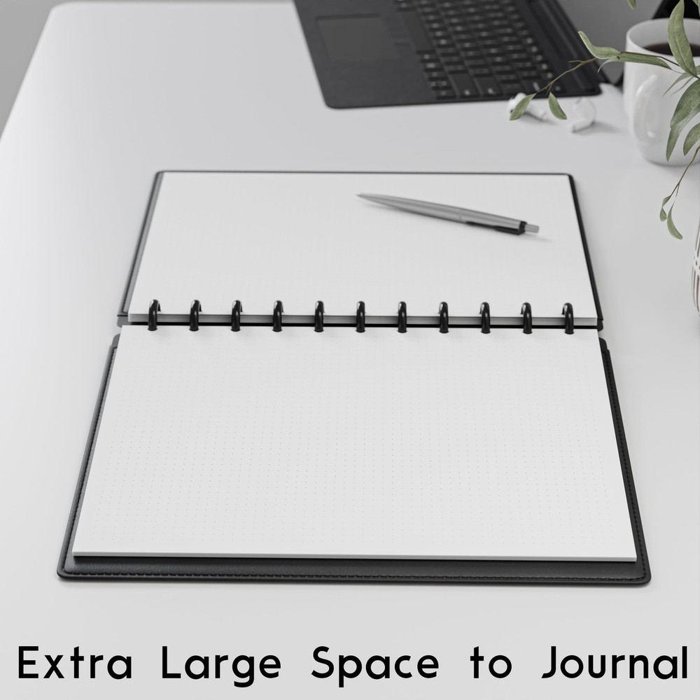 Discbound Letter Size Extra Thick Dot Grid Paper Refill, 200 Sheets, White