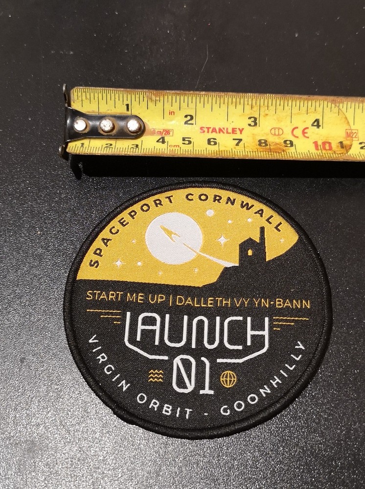 Virgin Orbit, Spaceport Cornwall Mission Patch - Launch 01 - Start Me Up