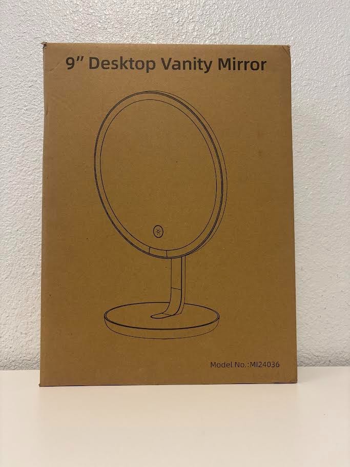 Vanity Mirror LED, 3-Tone Color, Makeup Mirror, Silver/White