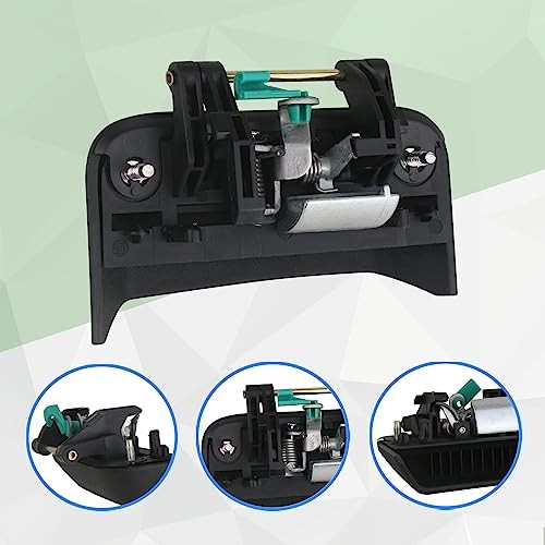 Exterior Door Handle Rear Passenger Right Side Compatible with Passenger Side