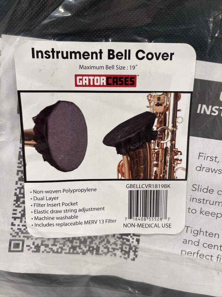 Instrument Bell Cover 2 Pack Gator Cases, 19”