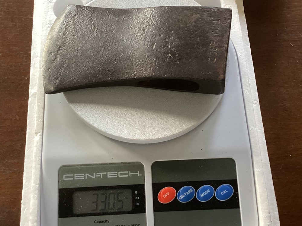 Vintage Axe Head Tempered