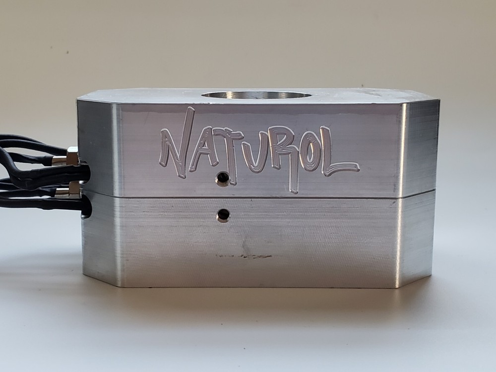 Heat press plates w/dual heat controls