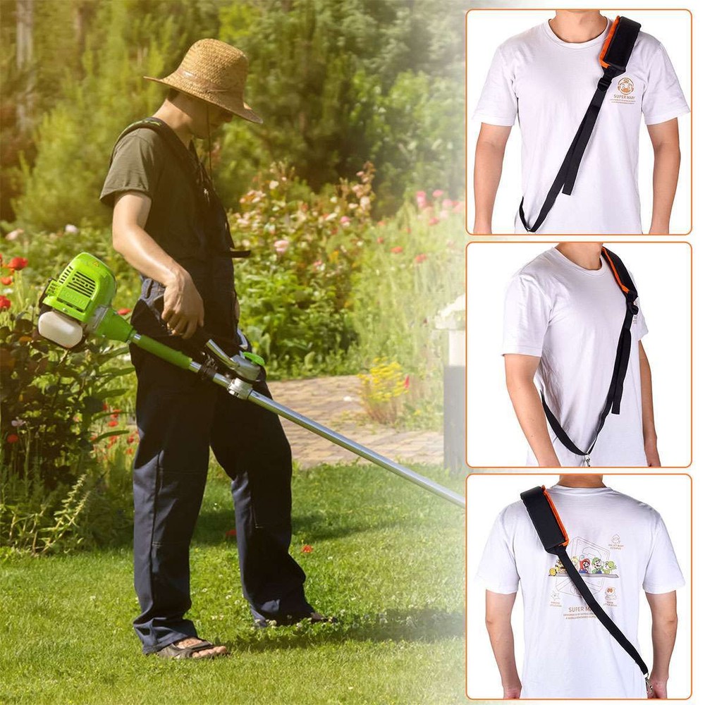 Adjustable Shoulder Strap Harness Belt for Trimmer Lawn Weed Eater Grass Edger