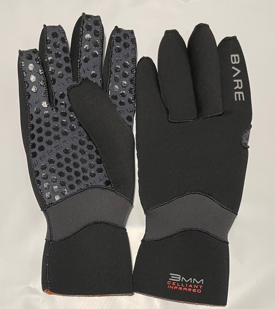Bare 3mm Ultrawarmth Diving Glove, Black Large