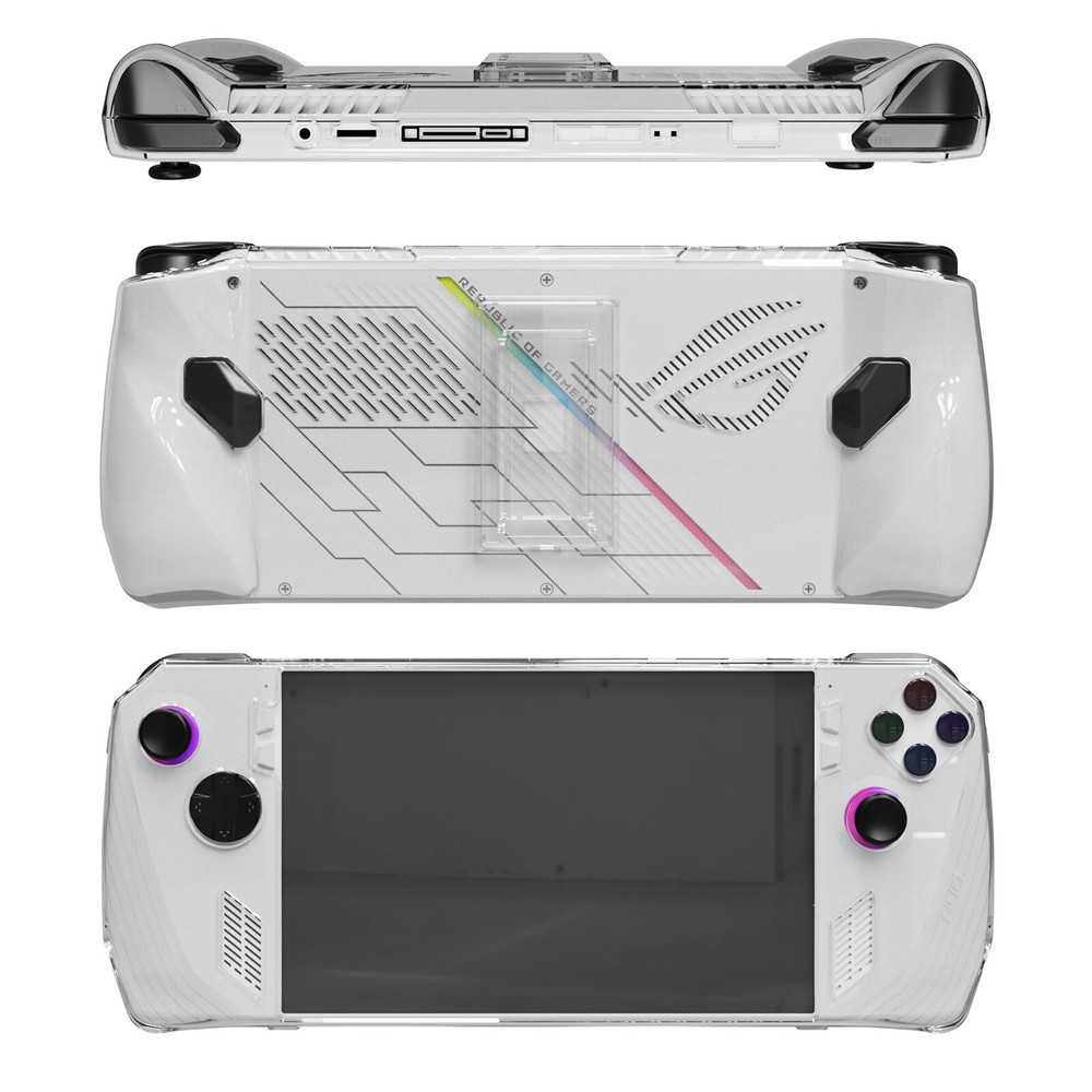Crystal Clear Case Protective Case Game Console Accessories Part for ROG Ally