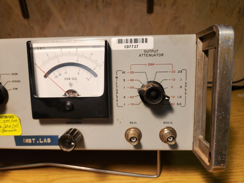 1960’s Hewlett-Packard 651A Test Oscillator - Untested.