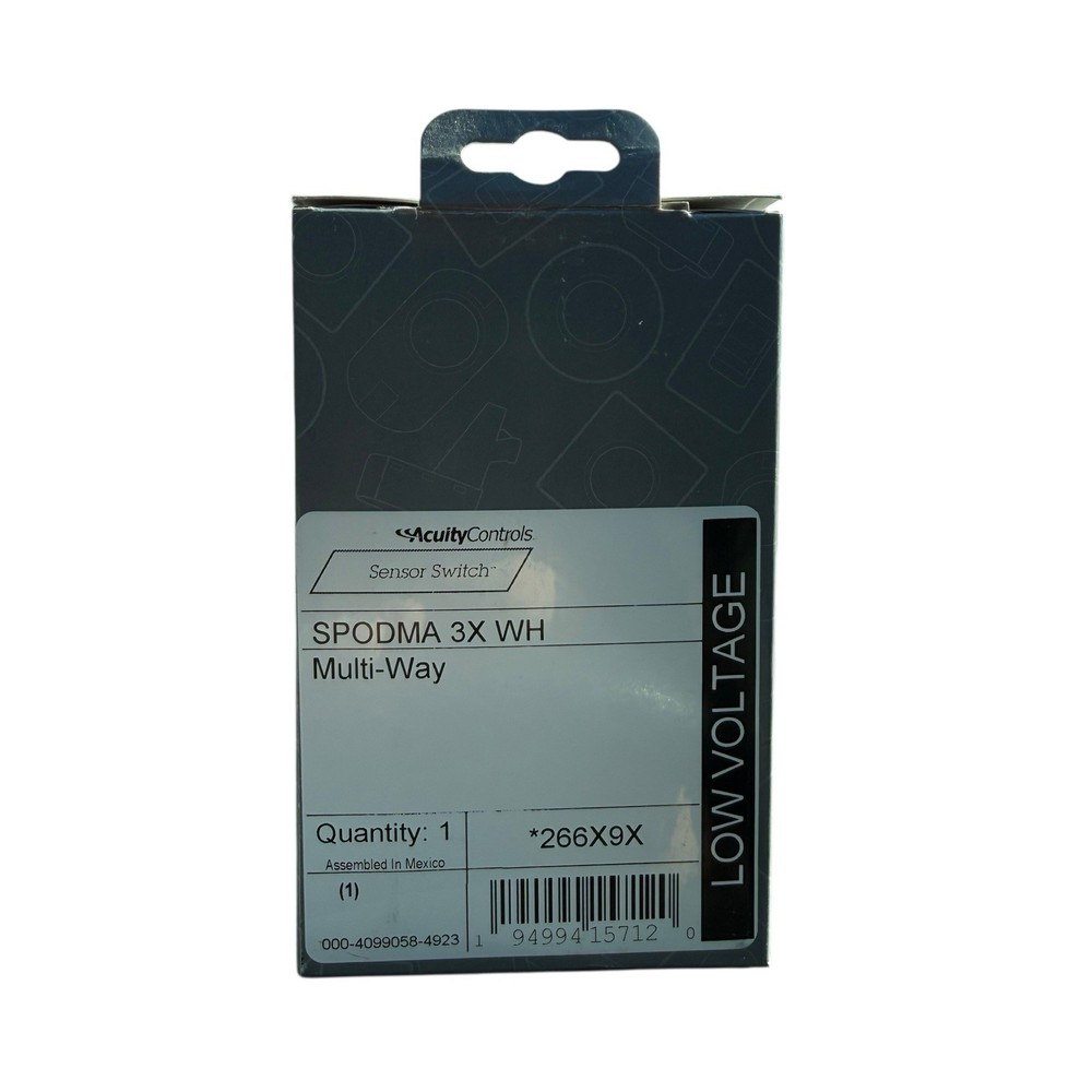 Sensor Switch - SPODMA 3X WH - Multi-Way Dimming