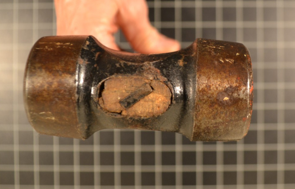 VAUGHAN LINEMAN DOUBLE HEADED HAMMER - ORIGINAL HANDLE - GOOD CONDITION