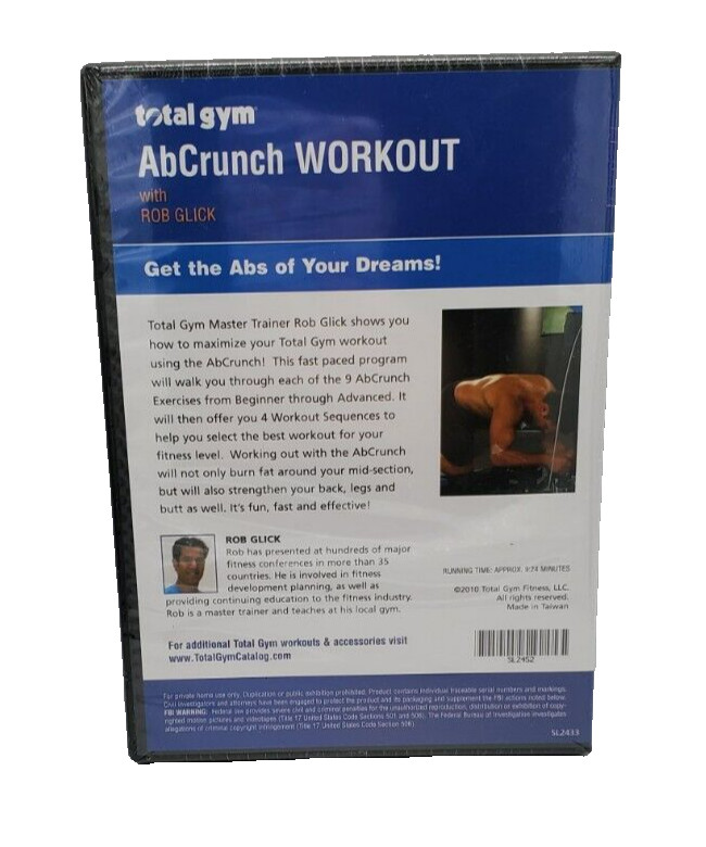 Total Gym Ab Crunch Workout DVD (W-2)